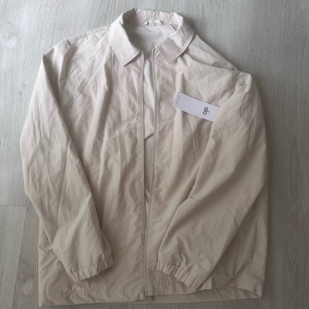 Men's ALO Cream Jacket size L brand new with tags